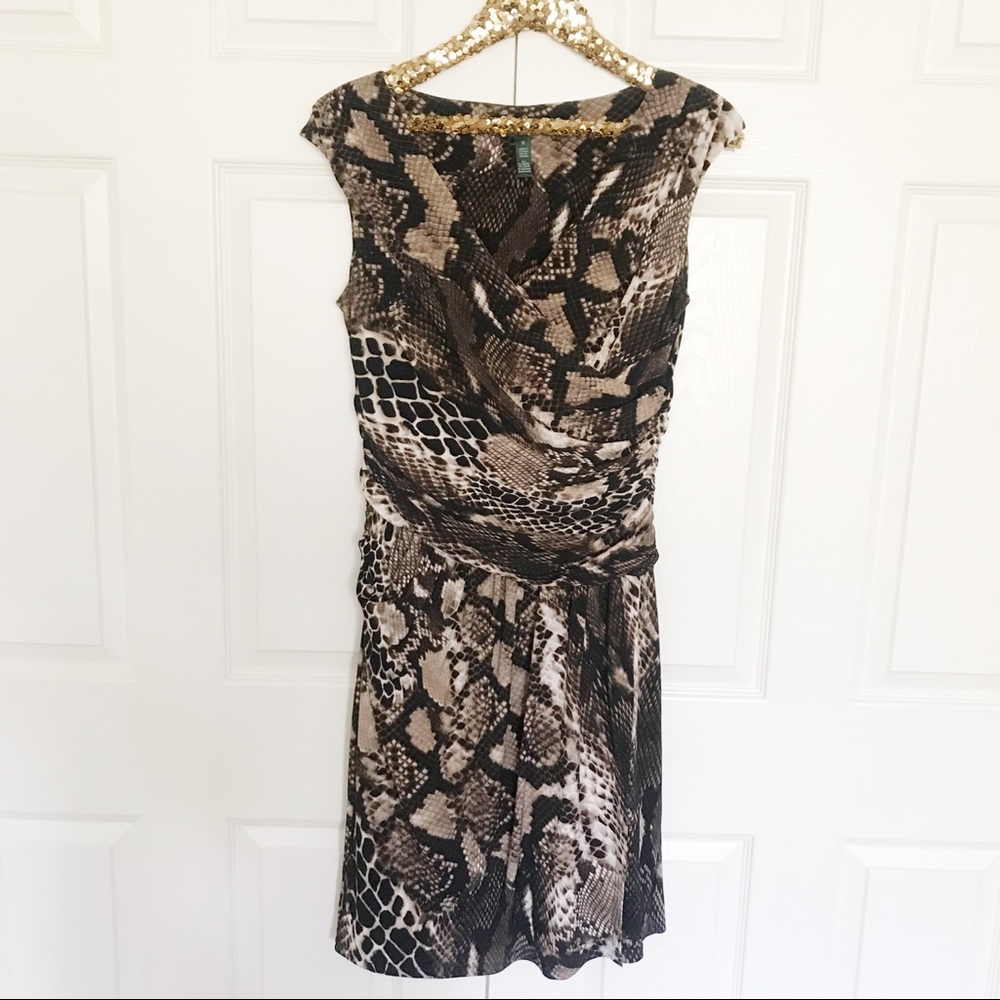 Ralph Lauren snake skin dress